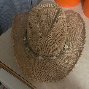 Stetson Tan Straw Cowboy Hat